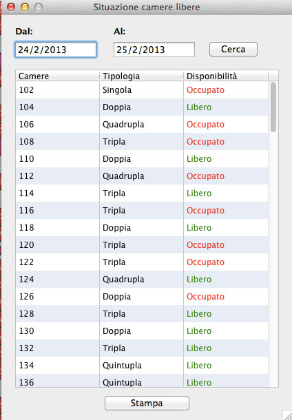 camere libere